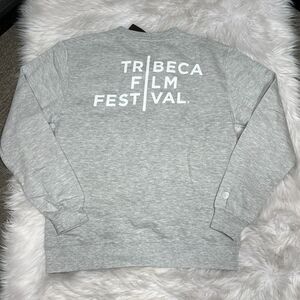 TRIBECA FILM FESTIVAL HEATHER GREY SWEATSHIRT AT&T SHIRT